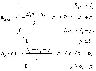 مدل برنامه ریزی فازی با ضرایب سمت راست فازی