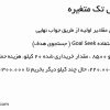 حل مساله برنامه ریزی خطی