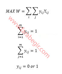 روش تخصیص خطی 4 معادله روش تخصیص خطی