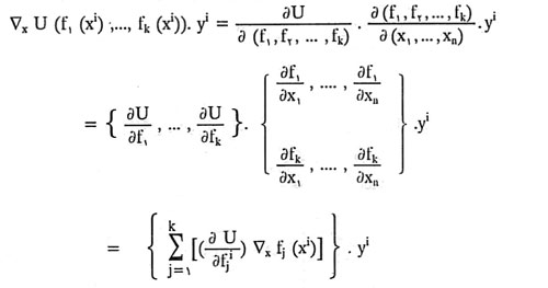 الگوریتم روش گرادیان یک مسئله K هدفه
