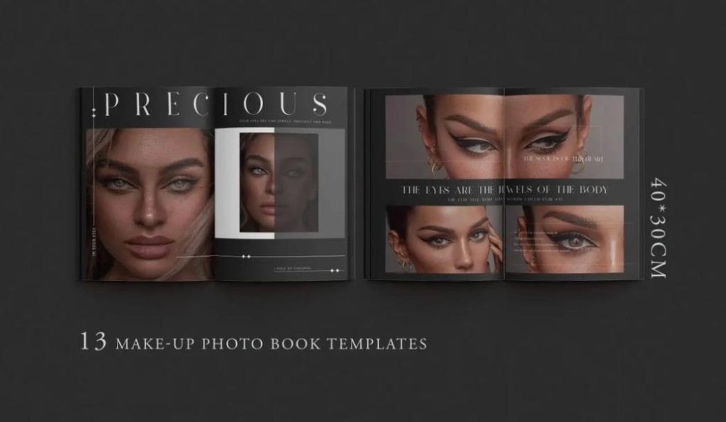 طراحی آلبوم سالن زیبایی