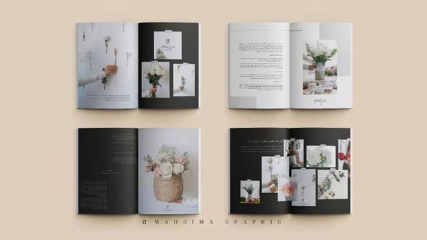 طراحی کاتالوگ گلفروشی 5 طراحی کاتالوگ گلفروشی 2 1