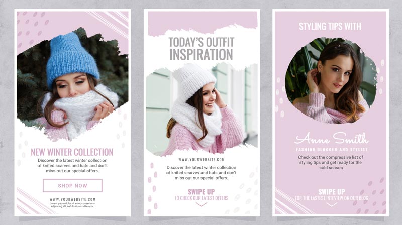 طراحی استوری اینستاگرام 2 نمونه طراحی استوری اینستاگرام1