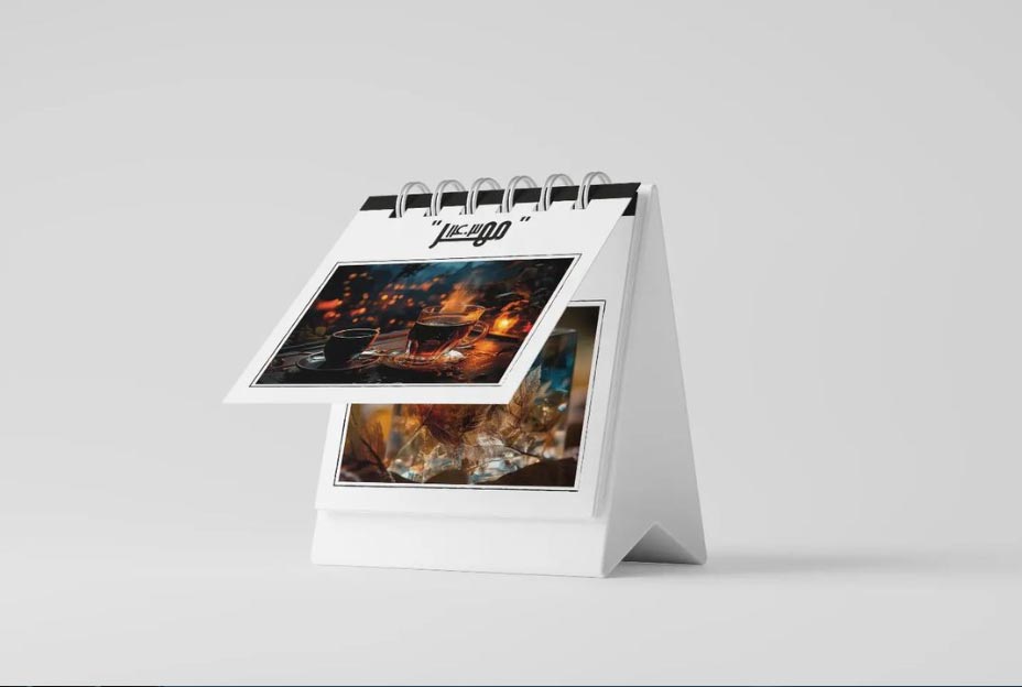 طراحی تقویم رومیزی 2 نمونه طراحی تقویم رومیزی 1