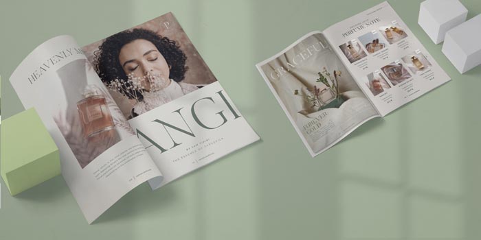 طراحی کاتالوگ عطر فروشی 3 نمونه طراحی کاتالوگ عطر فروشی 2