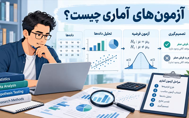 خدمات تحلیل آماری پایان نامه و مقاله