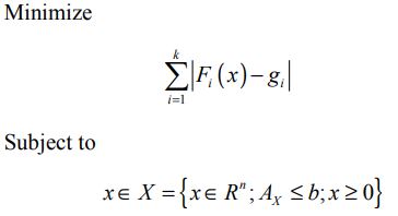 کاربرد مجموعه های فازی 3 مساله برنامه ریزی آرمانی