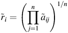 میانگین هندسی