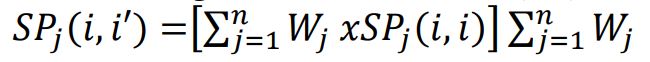 محاسبه مقدار ترجیح قوی وزن دار